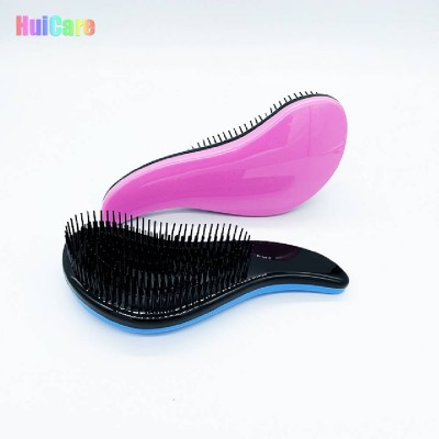 Comma Shape Magic Detangle Massage Soft Flexible Teeth Detangling Comb Detangling Hair Wig Brush